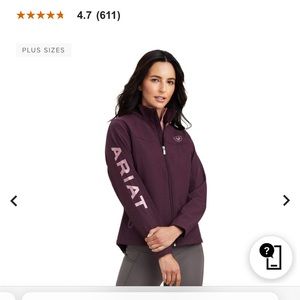 NEW CONDITION!! Ariat Womens New Team Softshell Jacket